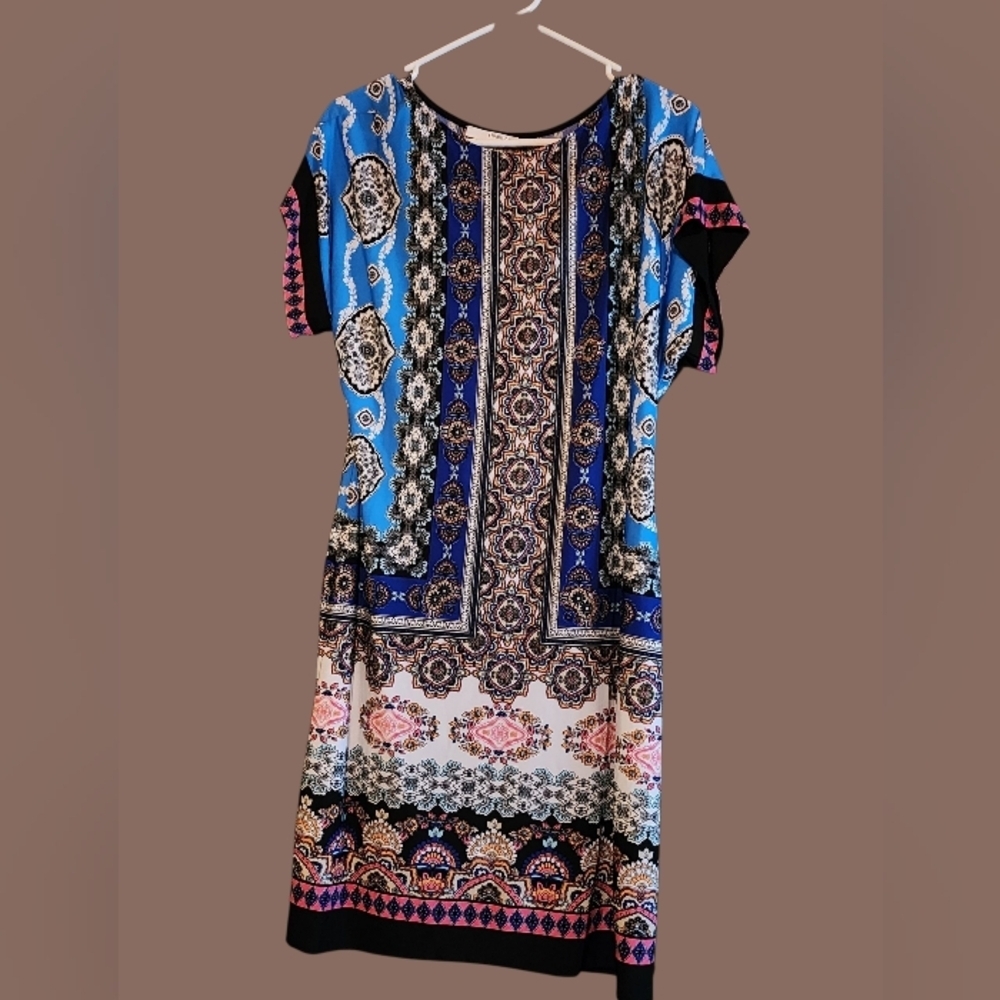 Studio One Vibrant Color Midi Dress - Picture 2 of 6